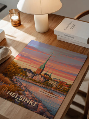 Helsinki Abendrot Skandinavisch