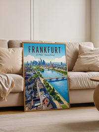 Frankfurt Skyline Sonnenuntergang