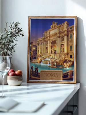 Trevi Brunnen Abendstimmung