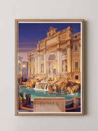 Trevi Brunnen Abendstimmung