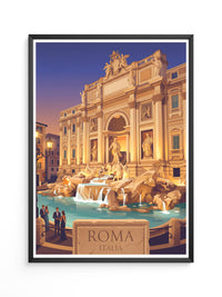 Trevi Brunnen Abendstimmung