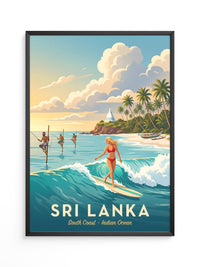 Sri Lanka Küste Wellen Abenteuer