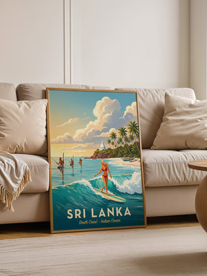 Sri Lanka Küste Wellen Abenteuer