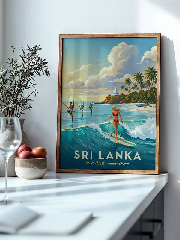 Sri Lanka Küste Wellen Abenteuer