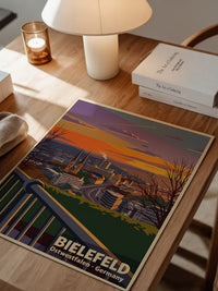 Bielefeld Skyline Sonnenuntergang