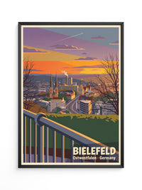 Bielefeld Skyline Sonnenuntergang