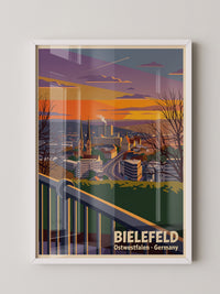 Bielefeld Skyline Sonnenuntergang