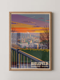 Bielefeld Skyline Sonnenuntergang