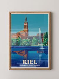 Kiel Gebäude Spiegelung Art Deco