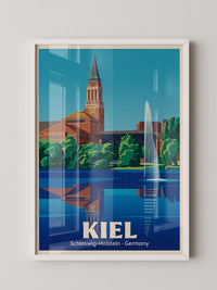 Kiel Gebäude Spiegelung Art Deco