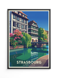 La Petite France Fachwerk Stil