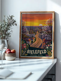 Bielefeld Sonnenuntergang Retro