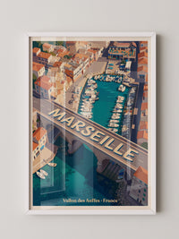 Vallon des Auffes Retro Perspektive