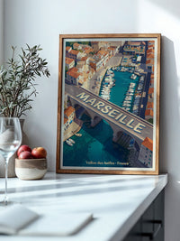 Vallon des Auffes Retro Perspektive