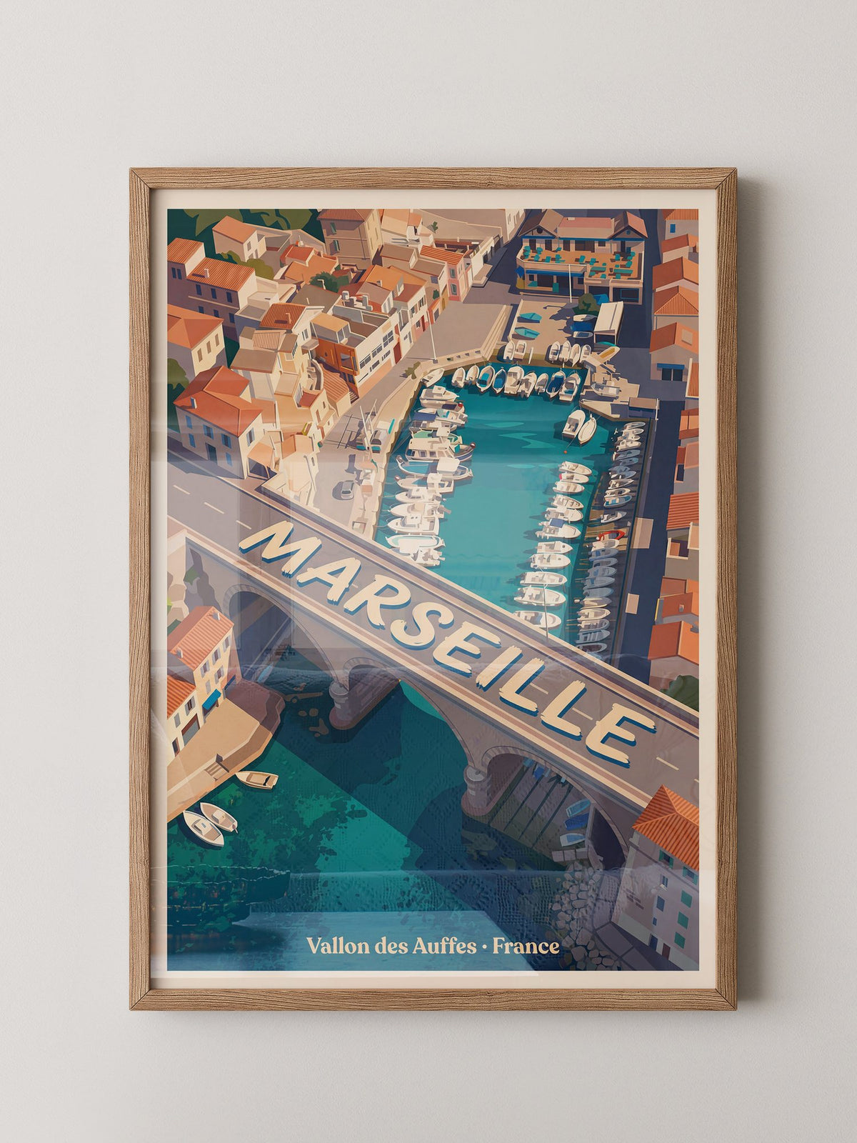 Vallon des Auffes Retro Perspektive
