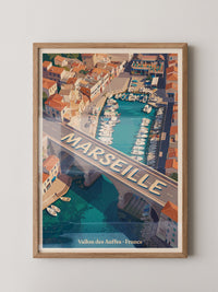 Vallon des Auffes Retro Perspektive