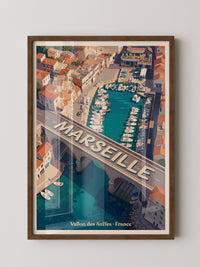 Vallon des Auffes Retro Perspektive