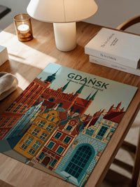 Gdańsk Architektur Farbenspiel