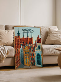 Gdańsk Architektur Farbenspiel