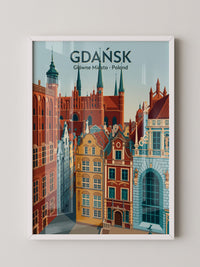 Gdańsk Architektur Farbenspiel