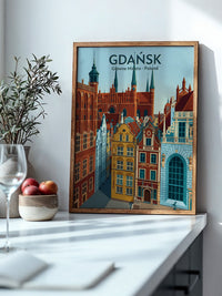 Gdańsk Architektur Farbenspiel