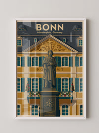 Beethoven Denkmal Bonn Retro