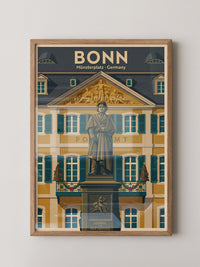 Beethoven Denkmal Bonn Retro