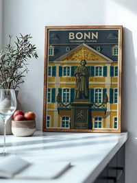 Beethoven Denkmal Bonn Retro