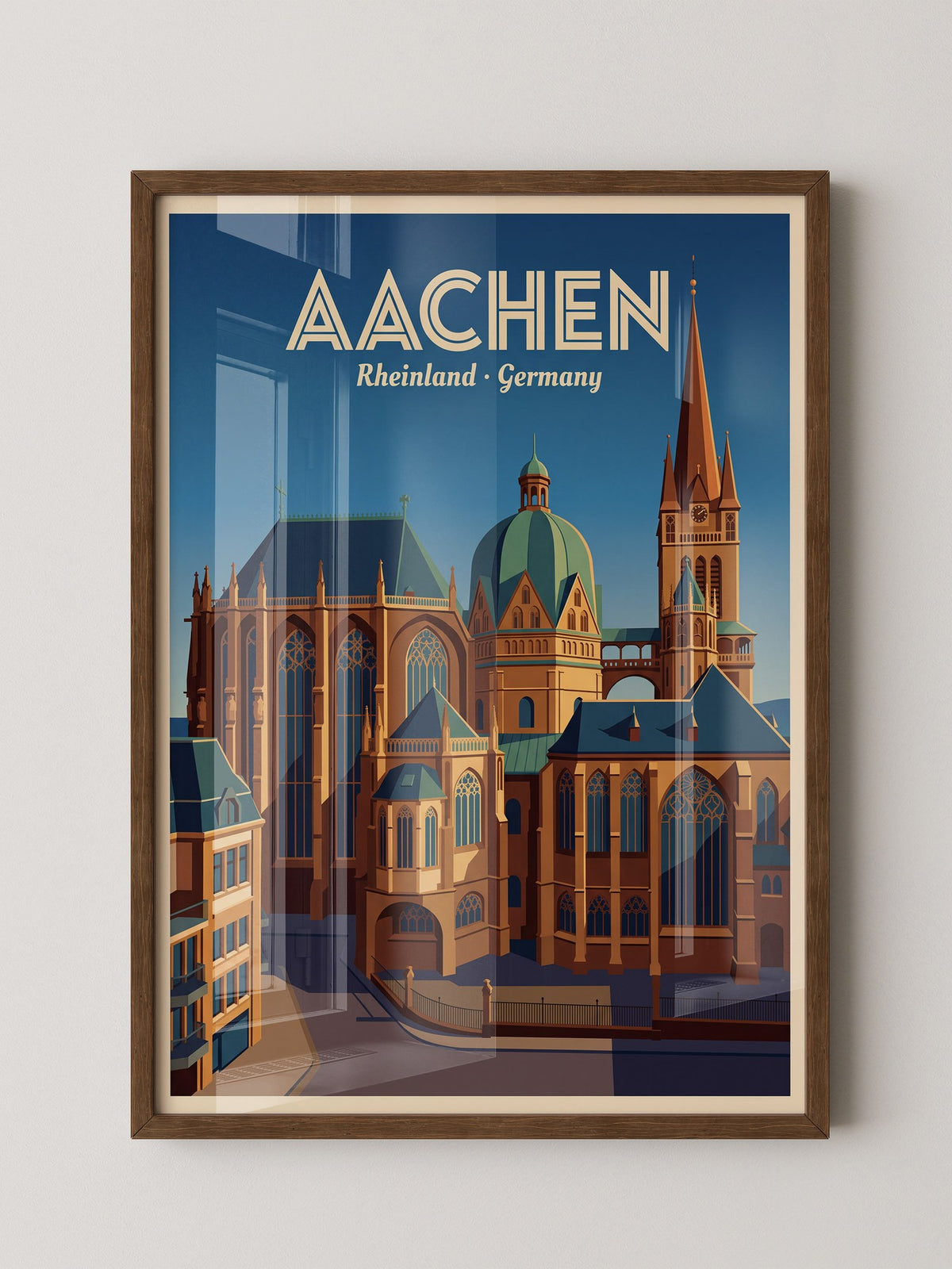 Aachener Dom Retro Architektur