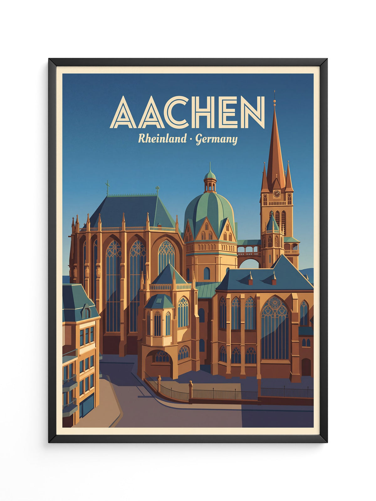Aachener Dom Retro Architektur