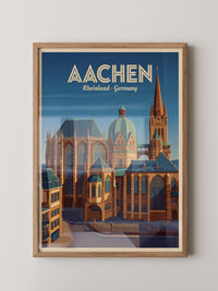 Aachener Dom Retro Architektur