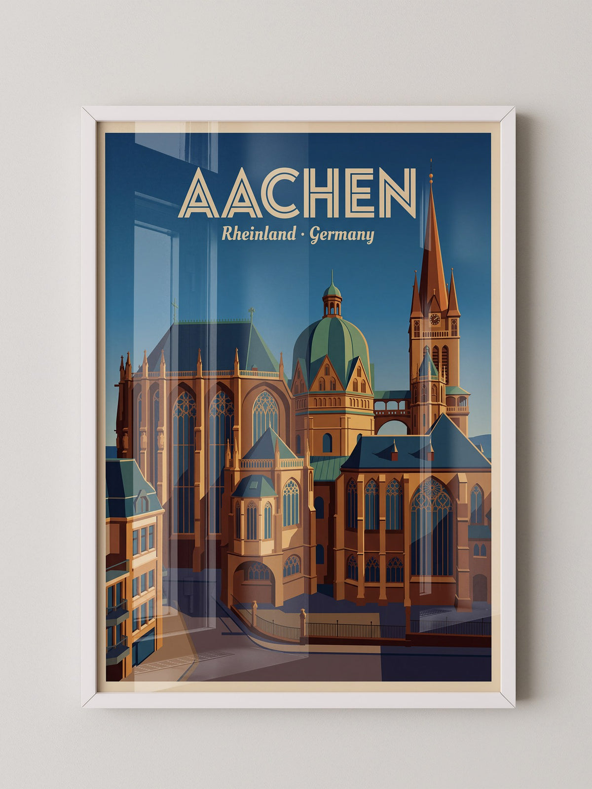 Aachener Dom Retro Architektur