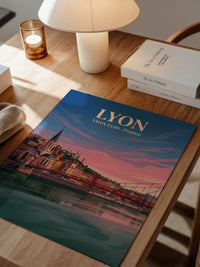 Lyon Altstadt Sonnenuntergang