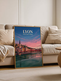 Lyon Altstadt Sonnenuntergang