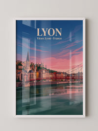 Lyon Altstadt Sonnenuntergang