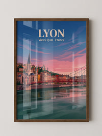 Lyon Altstadt Sonnenuntergang