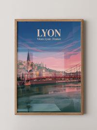 Lyon Altstadt Sonnenuntergang