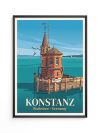 Konstanz Ufer Architektur Retro