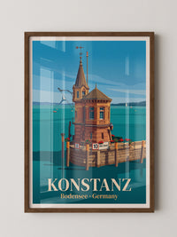 Konstanz Ufer Architektur Retro