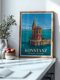 Konstanz Ufer Architektur Retro