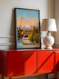 Toulouse Brücke Abendstimmung