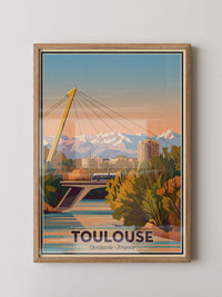Toulouse Brücke Abendstimmung
