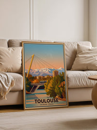 Toulouse Brücke Abendstimmung