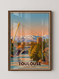 Toulouse Brücke Abendstimmung
