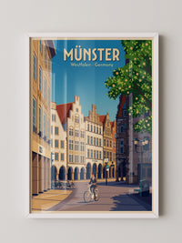 Münster Fahrradtour Vintage Look