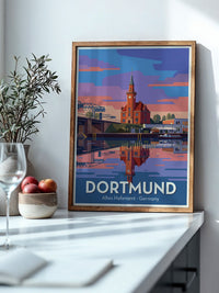 Dortmund Hafenabend Farbenpracht