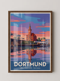 Dortmund Hafenabend Farbenpracht