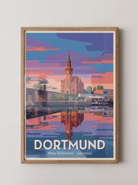 Dortmund Hafenabend Farbenpracht
