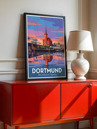 Dortmund Hafenabend Farbenpracht