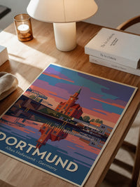 Dortmund Hafenabend Farbenpracht